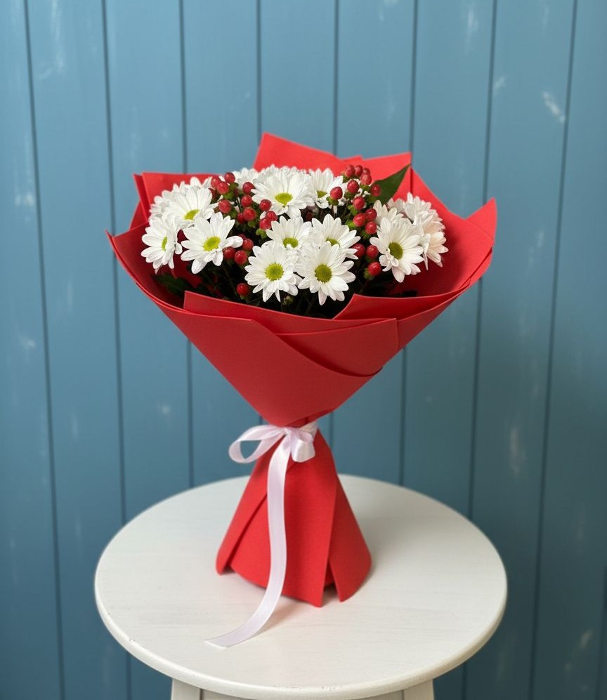 Букет цветов из: Хризантемы в Уни