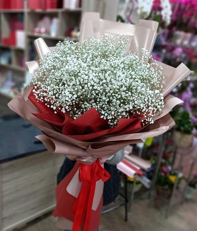 Букет цветов из: Гипсофила в Уни