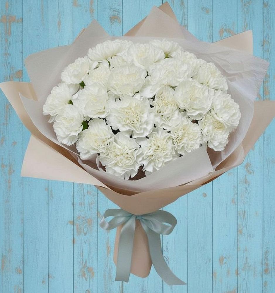 Букет цветов из: Гвоздики в Уни