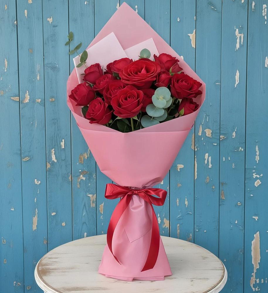 Букет цветов из: Розы в Уни