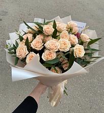 Букет Кремовые розы Латте #REPLACE_PRED# Уни
