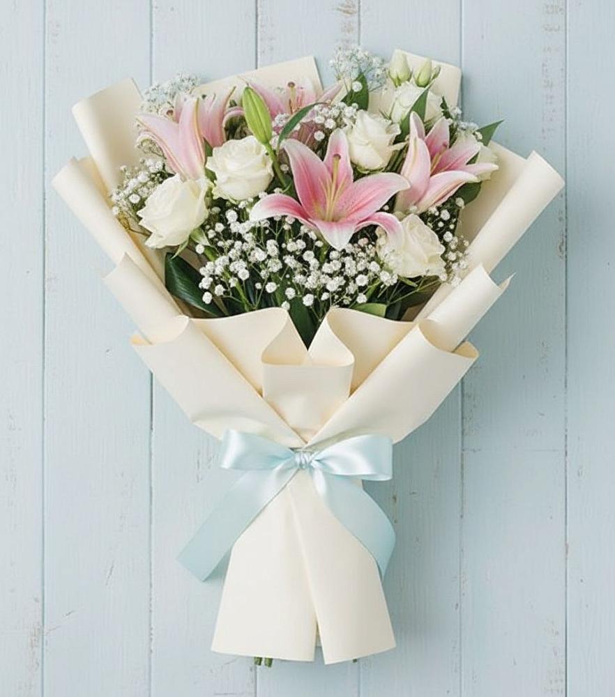 Букет цветов из: Лилии в Уни