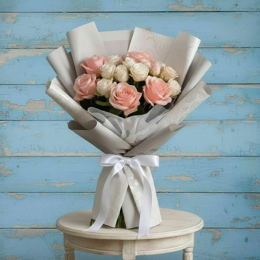 Букет цветов из: Розы в Уни