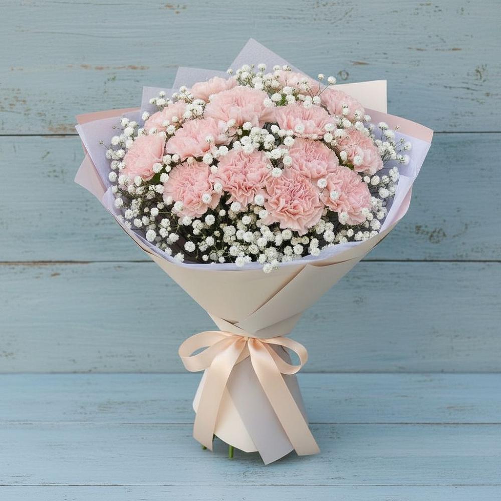 Букет цветов из: Гвоздики в Уни