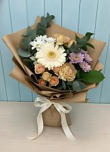 Букет цветов из:  Герберы и Хризантемы в Уни