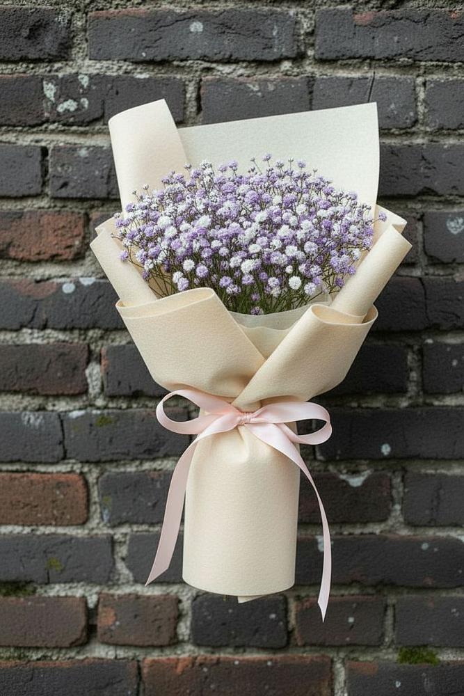 Букет цветов из: Гипсофила в Уни