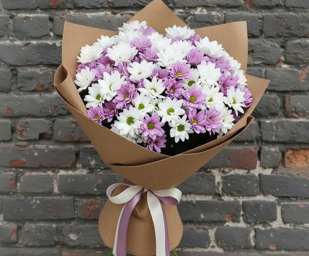 Букет цветов из: Хризантемы в Уни