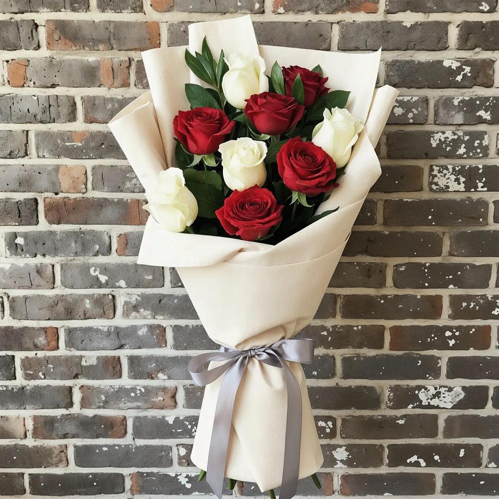 Букет цветов из: Розы в Уни