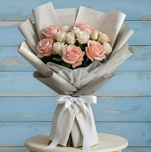Букет цветов из:  Розы в Уни