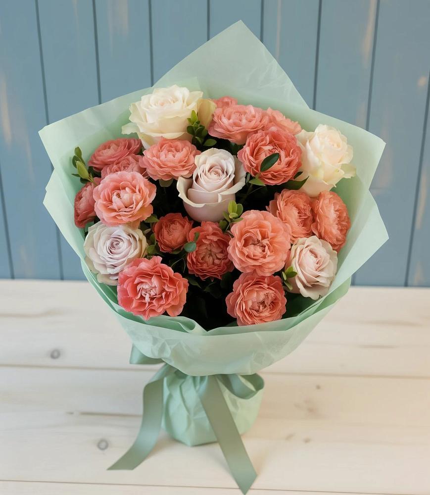 Букет цветов из: Розы в Уни