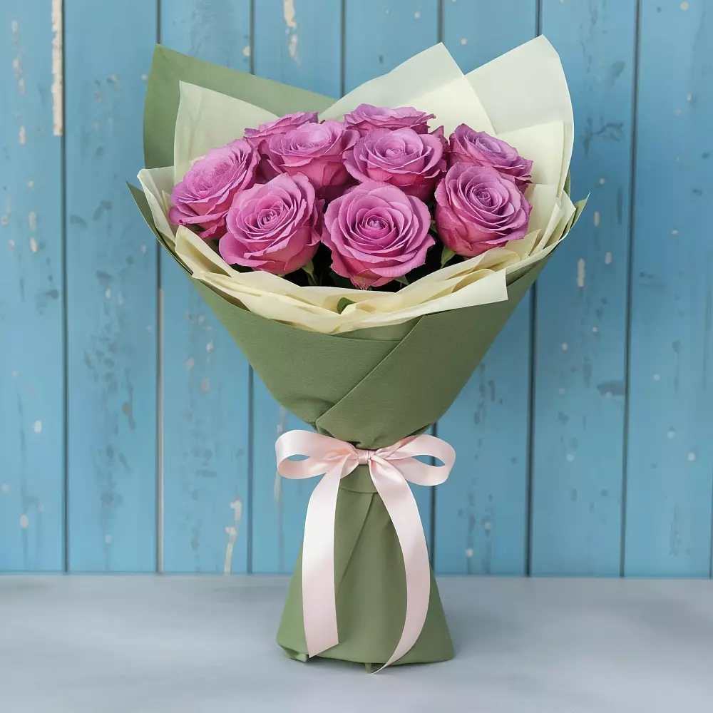 Букет Розы Фёрст Леди в Уни