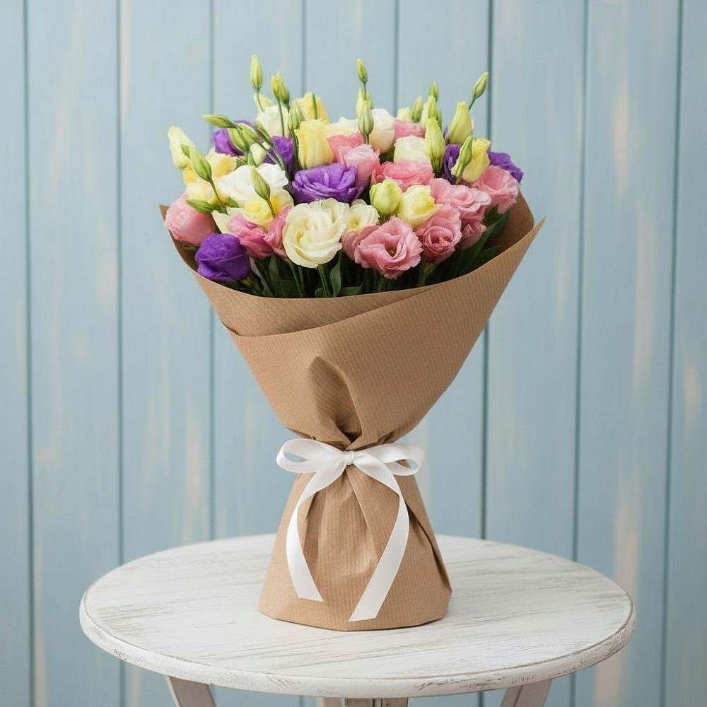 Букет цветов из: Лизиантусы в Уни