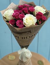 Букет цветов из:  Розы #REPLACE_PRED# Уни