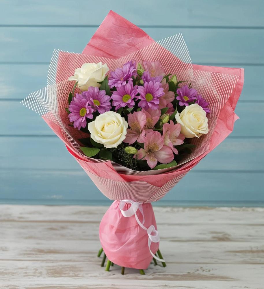 Букет цветов из: Герберы в Уни